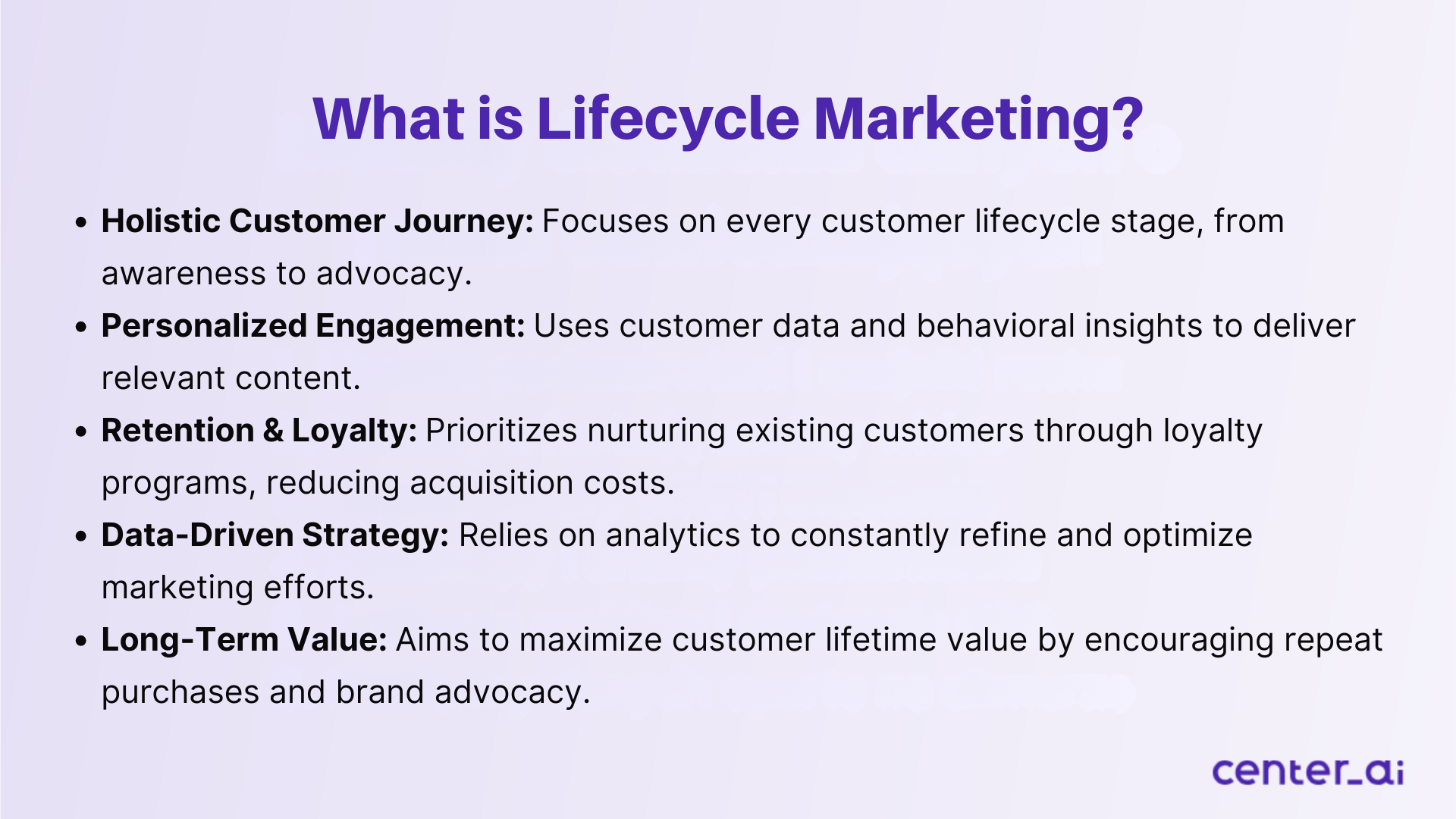 What is lifecycle marketing? Key takeaways