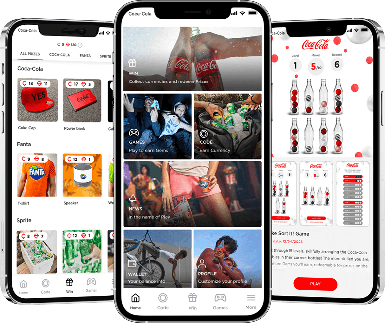 Coca-Cola's app. 