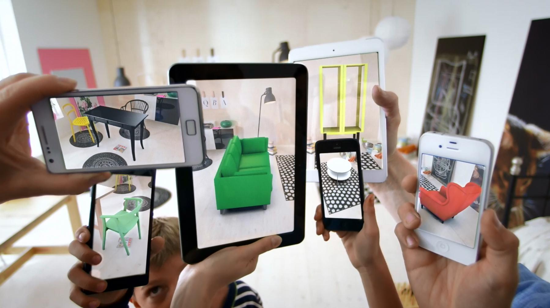 IKEA AR in the app. 